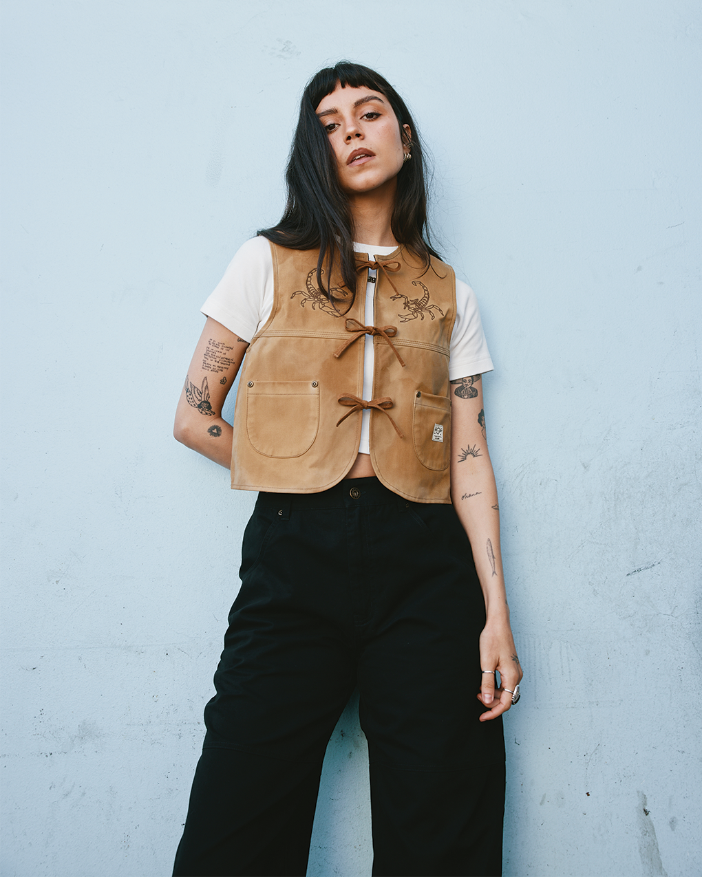 Scorpio Nomad Waxed Vest - Tan 6 Scorpio Nomad Waxed Vest - Tan