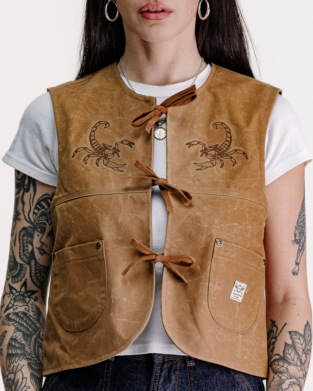 Scorpio Nomad Waxed Vest - Tan 7 Scorpio Nomad Waxed Vest - Tan