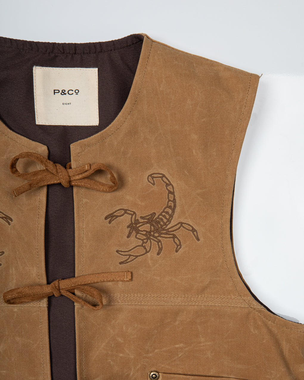 Scorpio Nomad Waxed Vest - Tan 8 Scorpio Nomad Waxed Vest - Tan