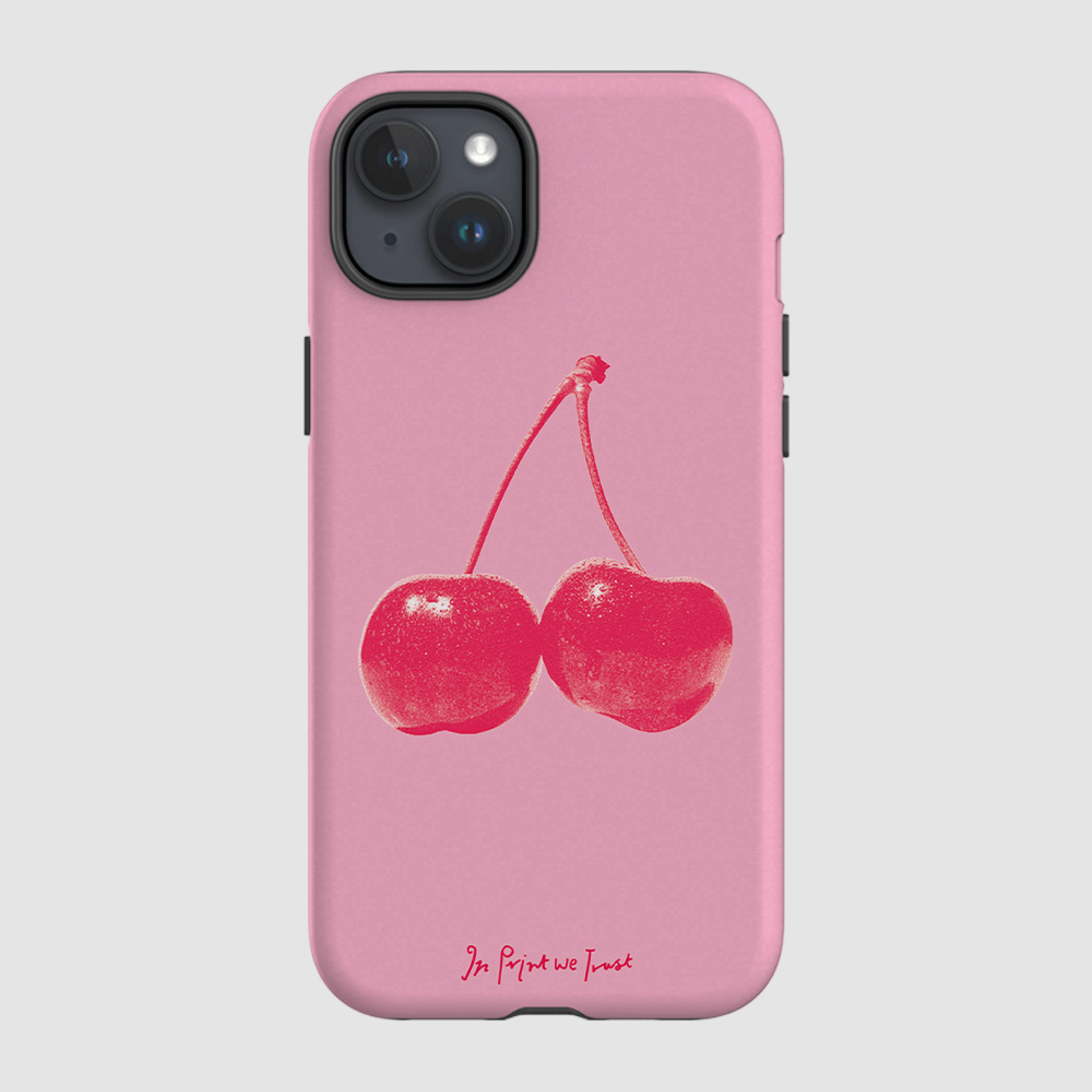 cherry tough iPhone case