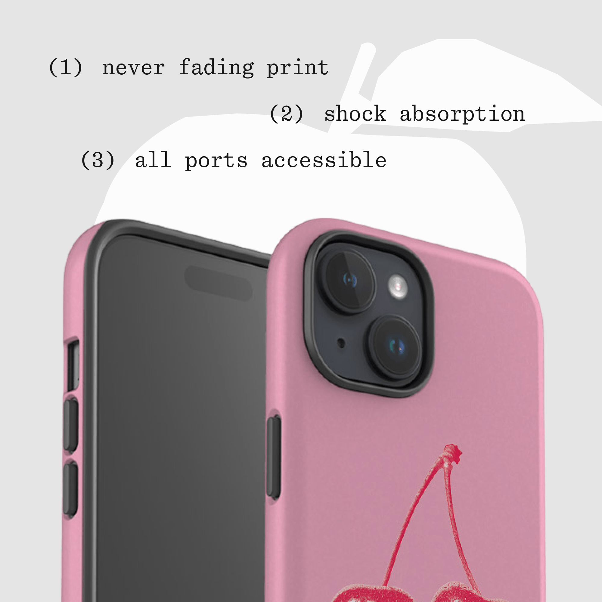cherry tough iPhone case 5 cherry tough iPhone case