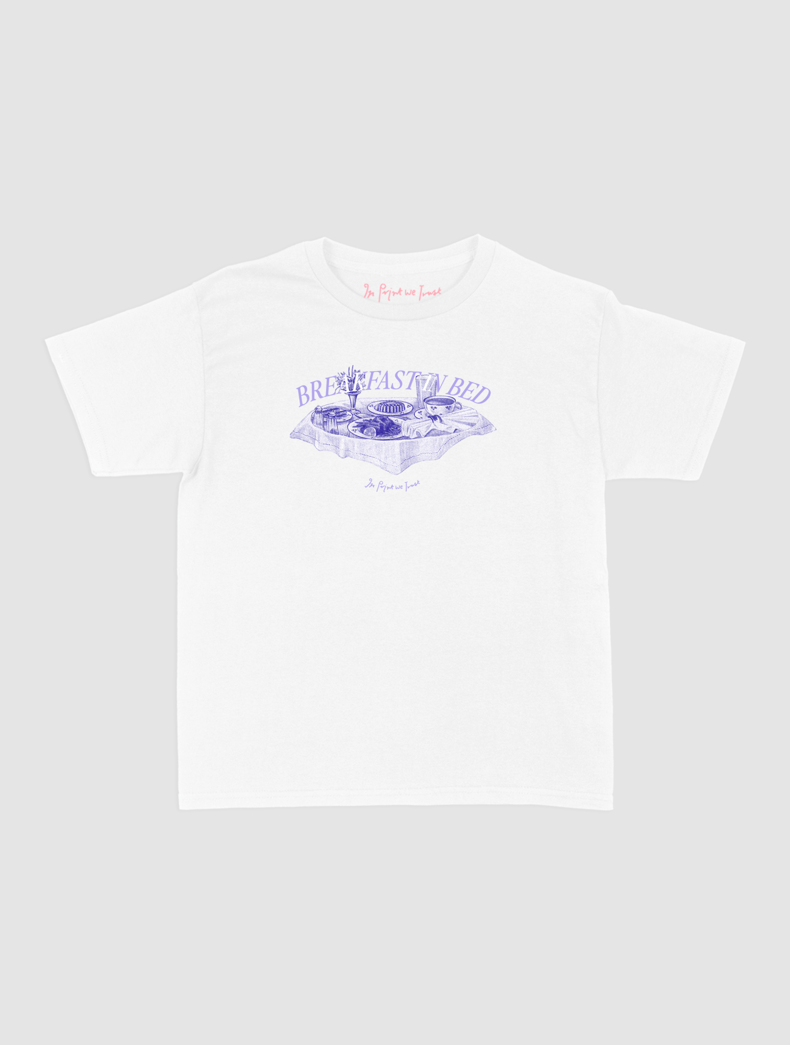 breakfast in bed baby tee