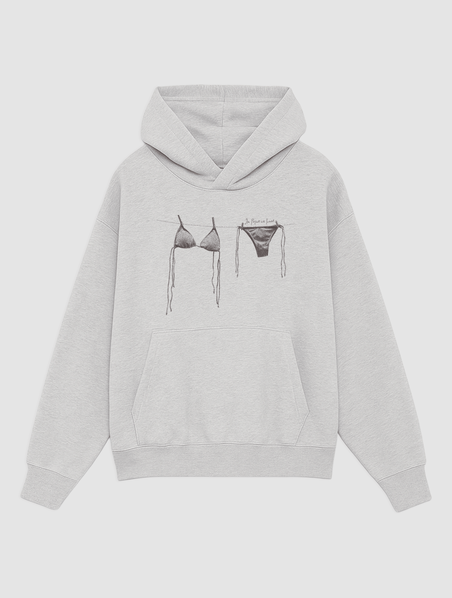 air dry grey hoodie