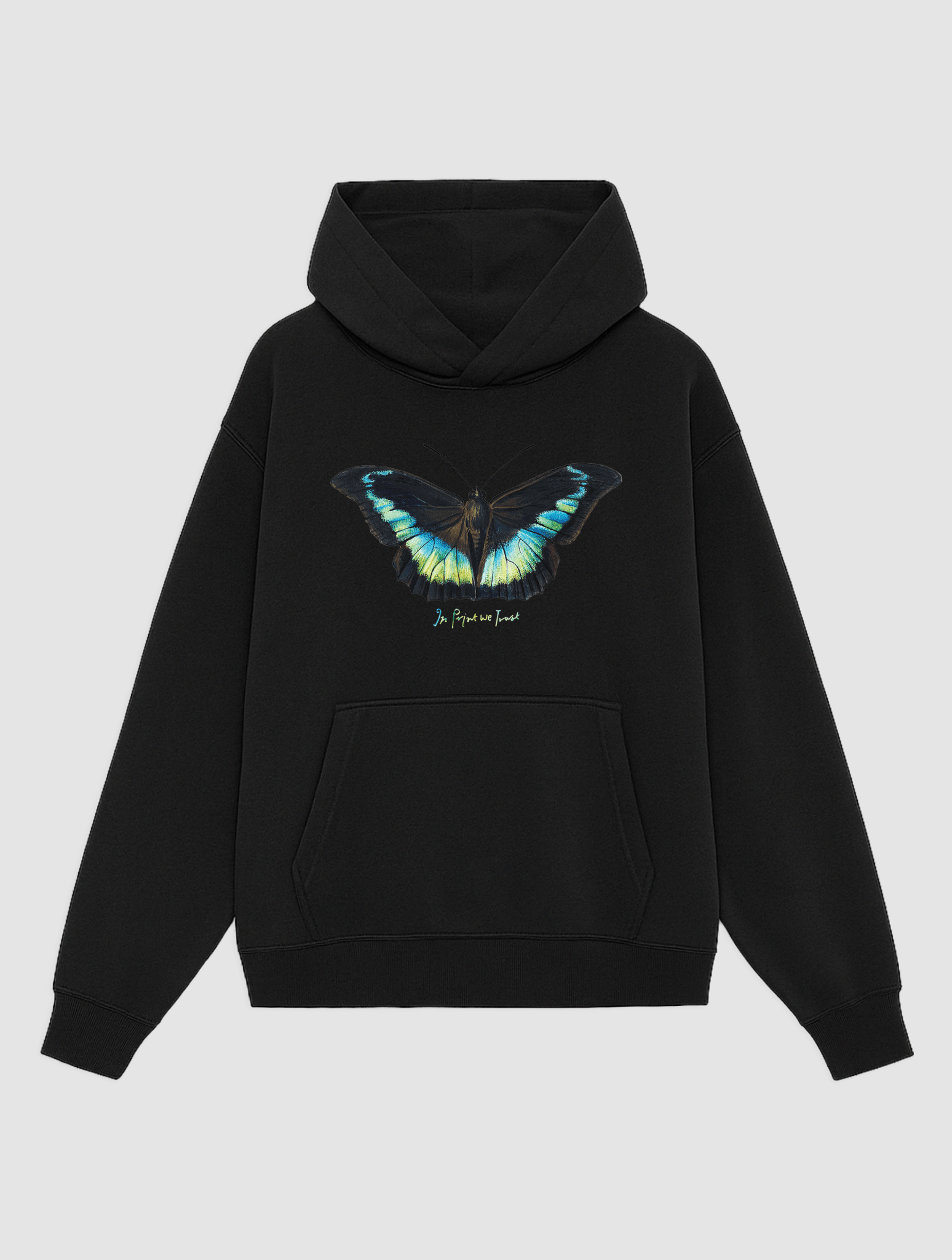 butterfly black hoodie