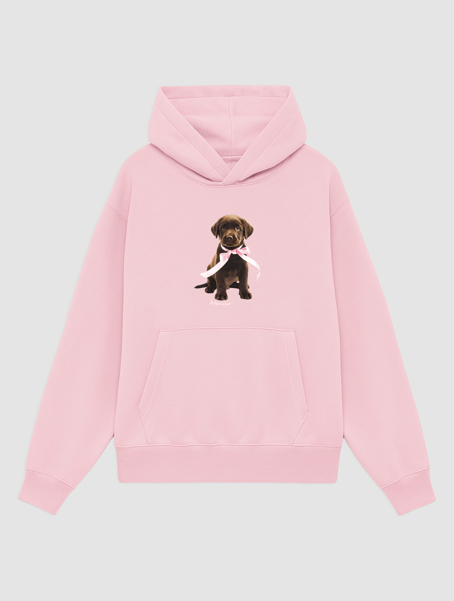 chocolate pink hoodie