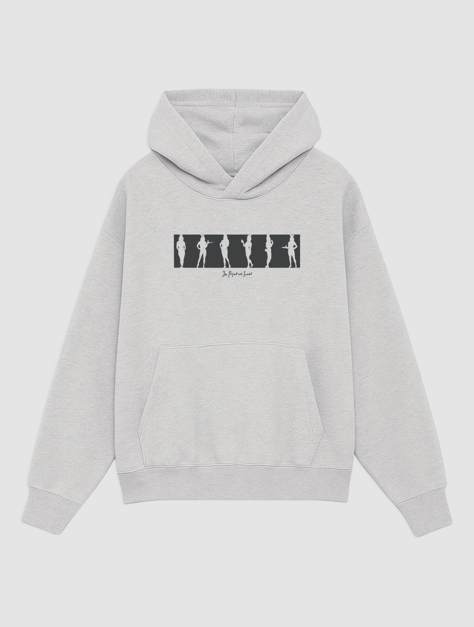 bunnies grey hoodie