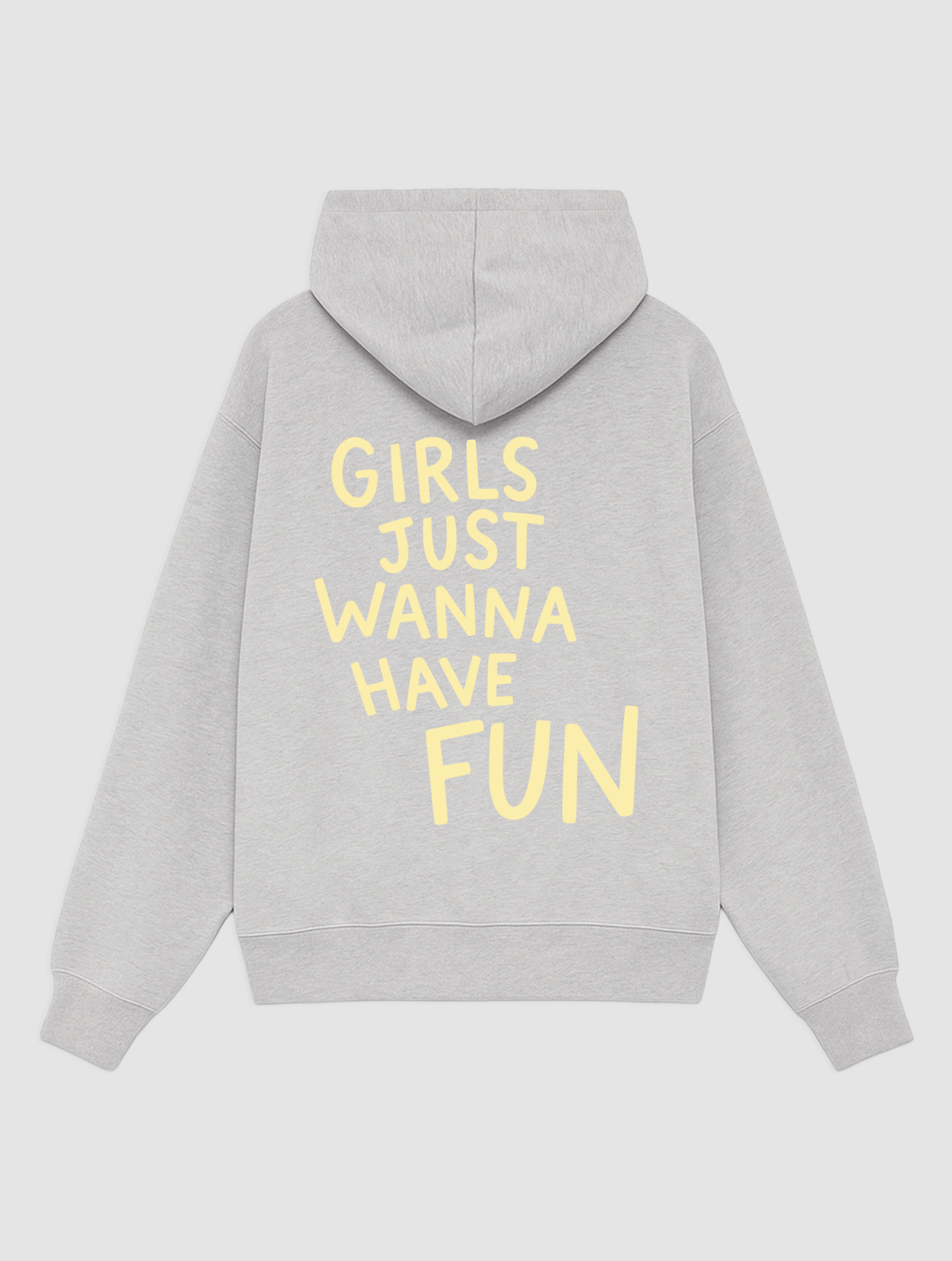 fun grey hoodie