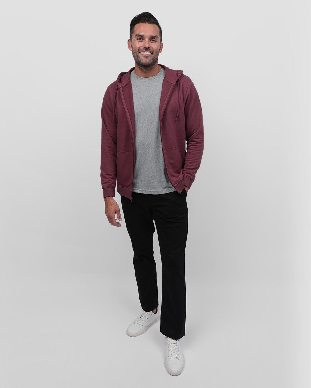 Zip-Up Hoodie - Non-Branded 50 Zip-Up Hoodie - Non-Branded