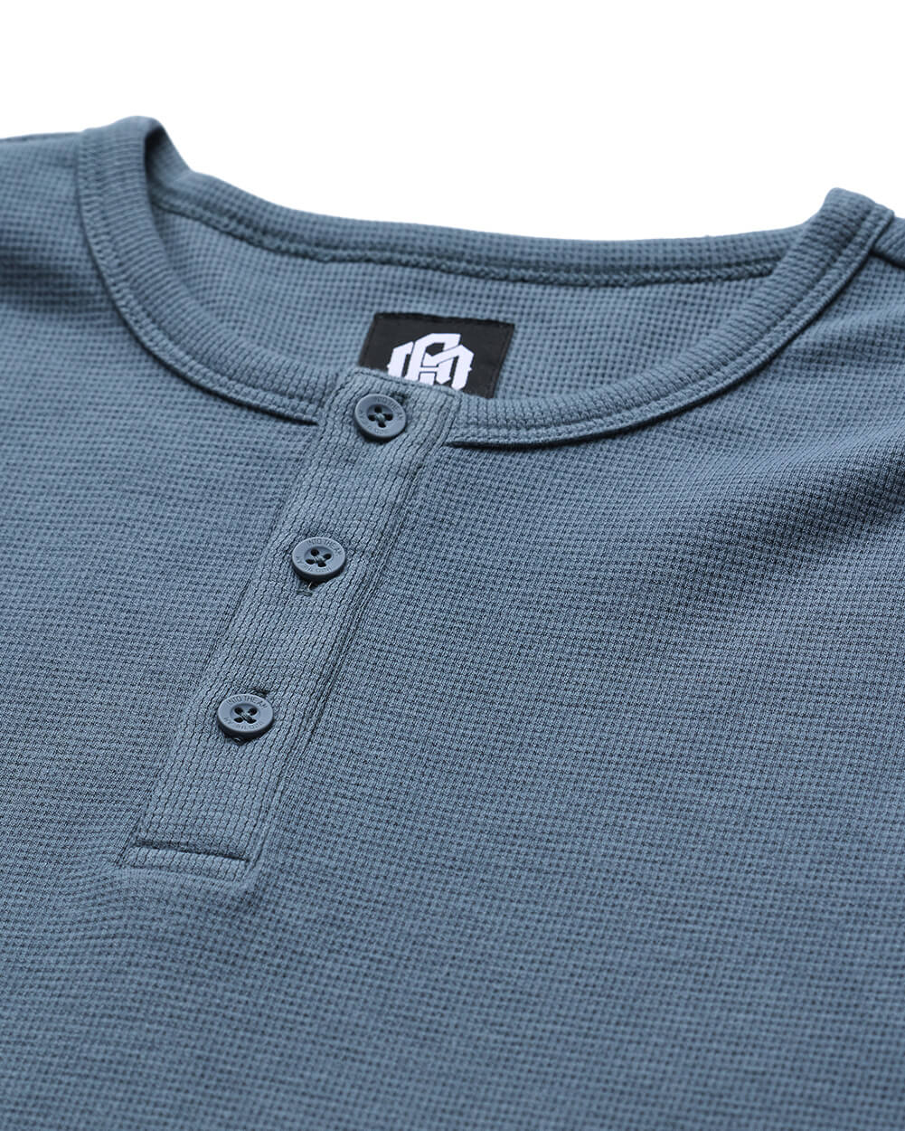 Long Sleeve Waffle Knit Henley 11 Long Sleeve Waffle Knit Henley