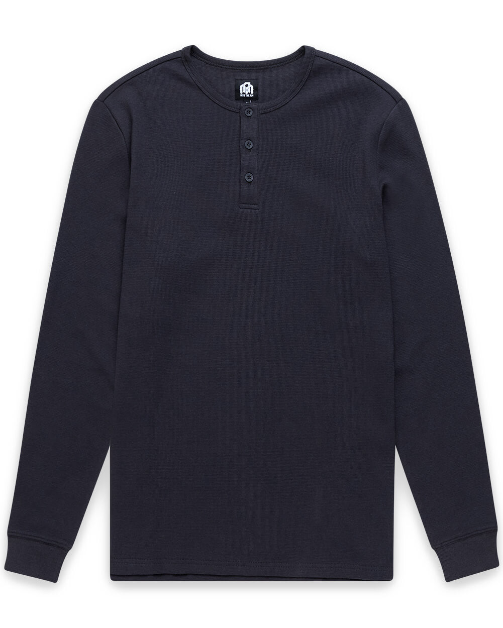Long Sleeve Waffle Knit Henley 20 Long Sleeve Waffle Knit Henley