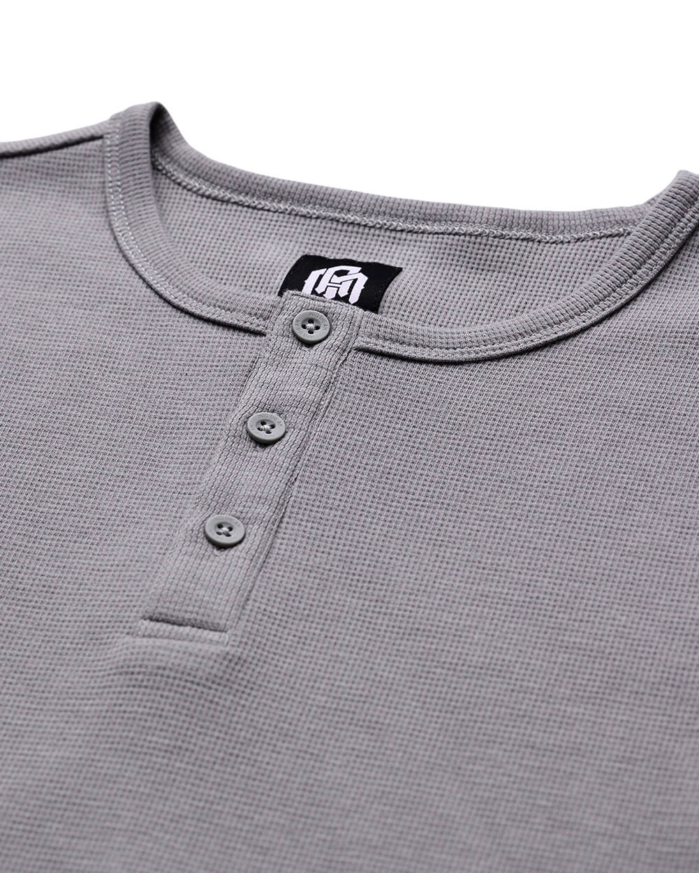 Long Sleeve Waffle Knit Henley 40 Long Sleeve Waffle Knit Henley