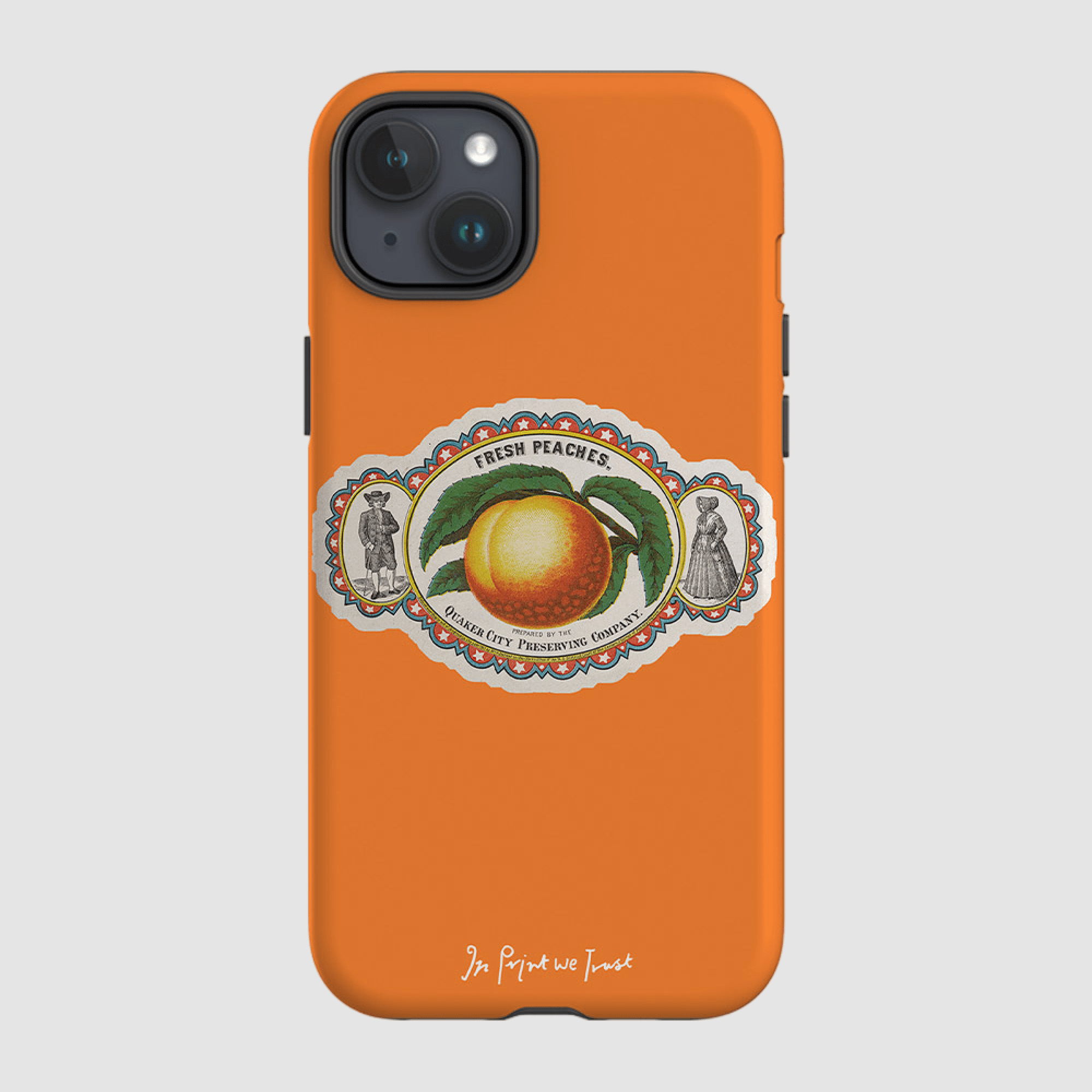 fresh peaches tough iPhone case