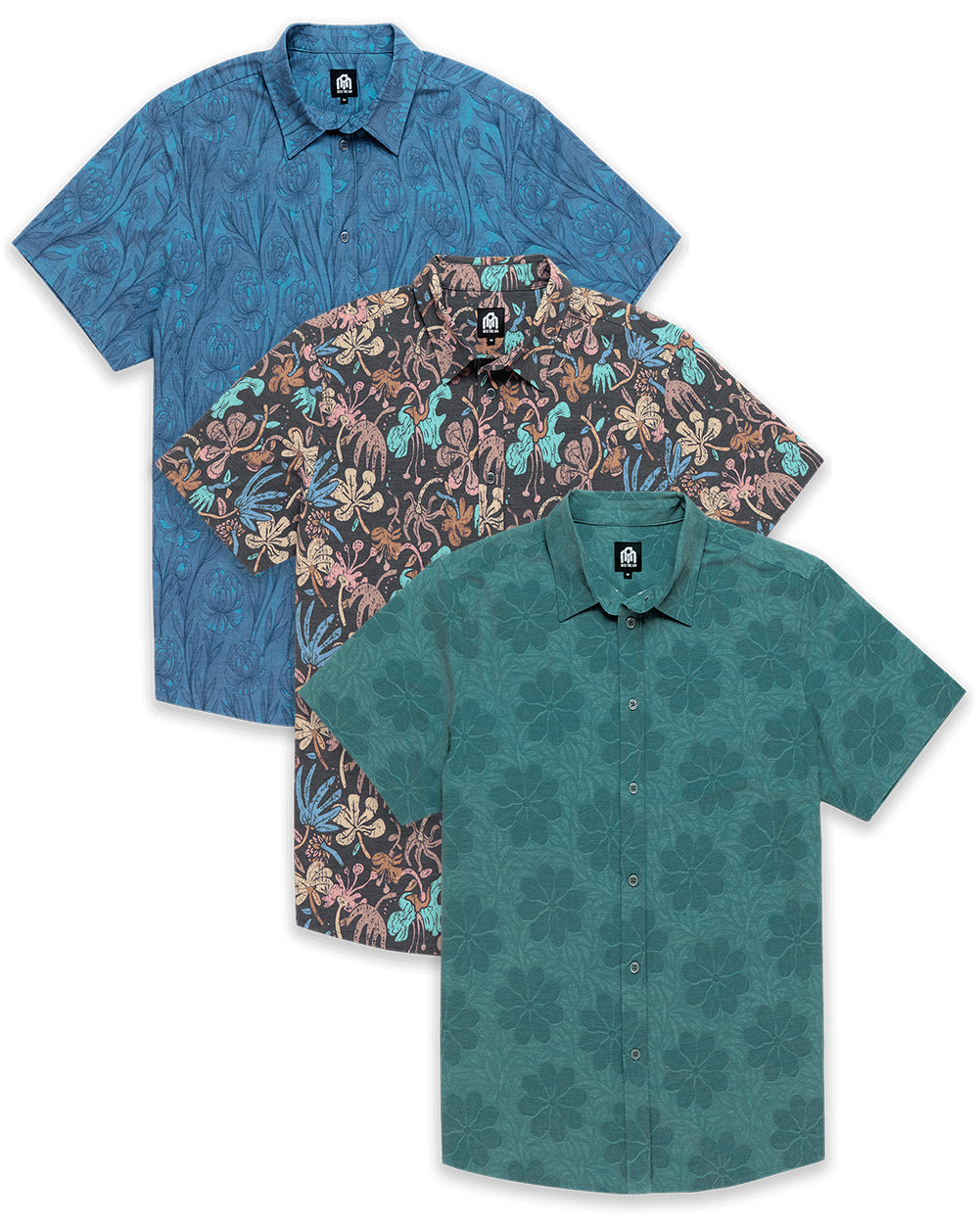 Custom 3 Pack Relaxed Button Up - Non-Branded