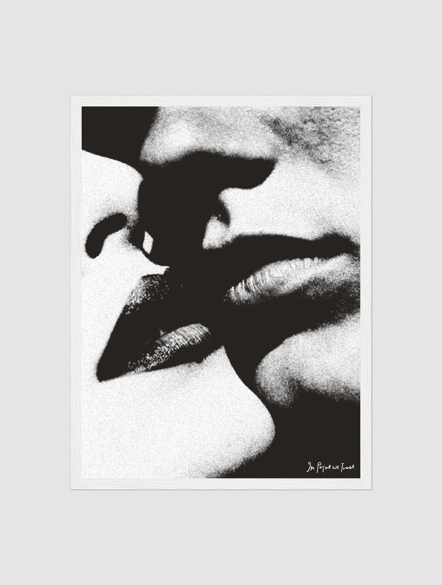 love or lust framed art print