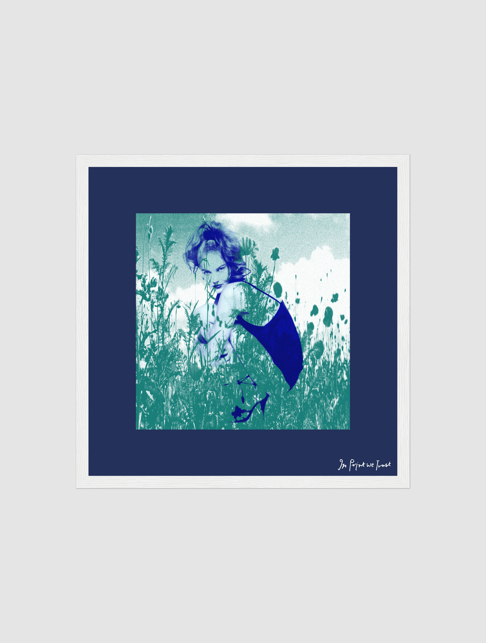 wildflower framed art print