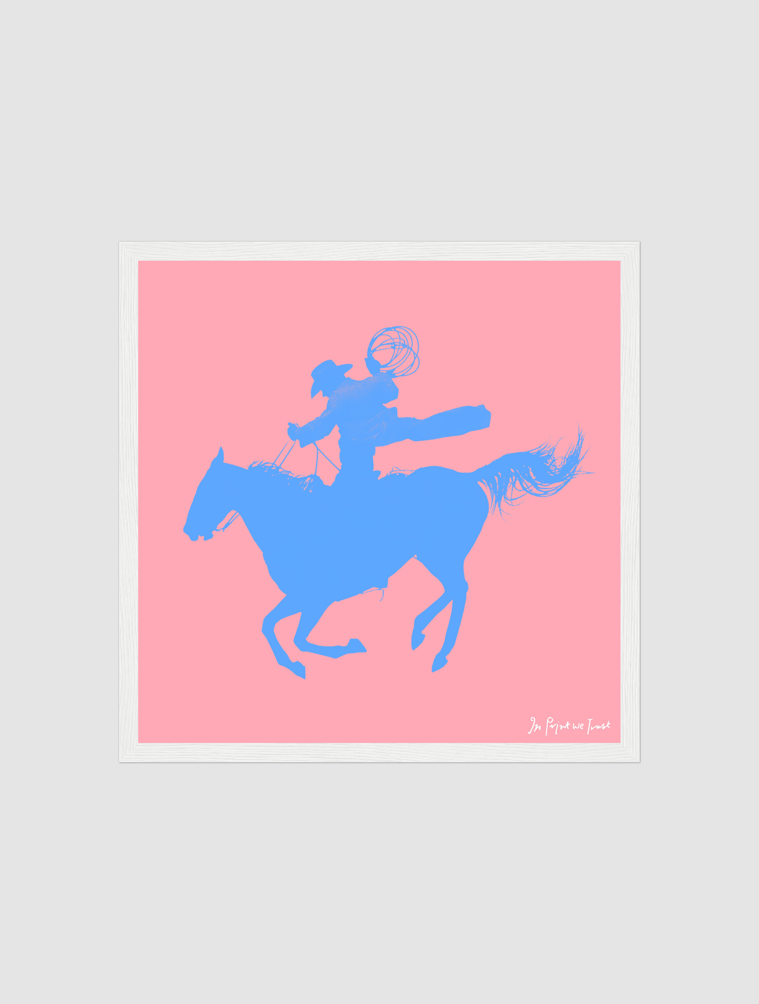 howdy framed art print