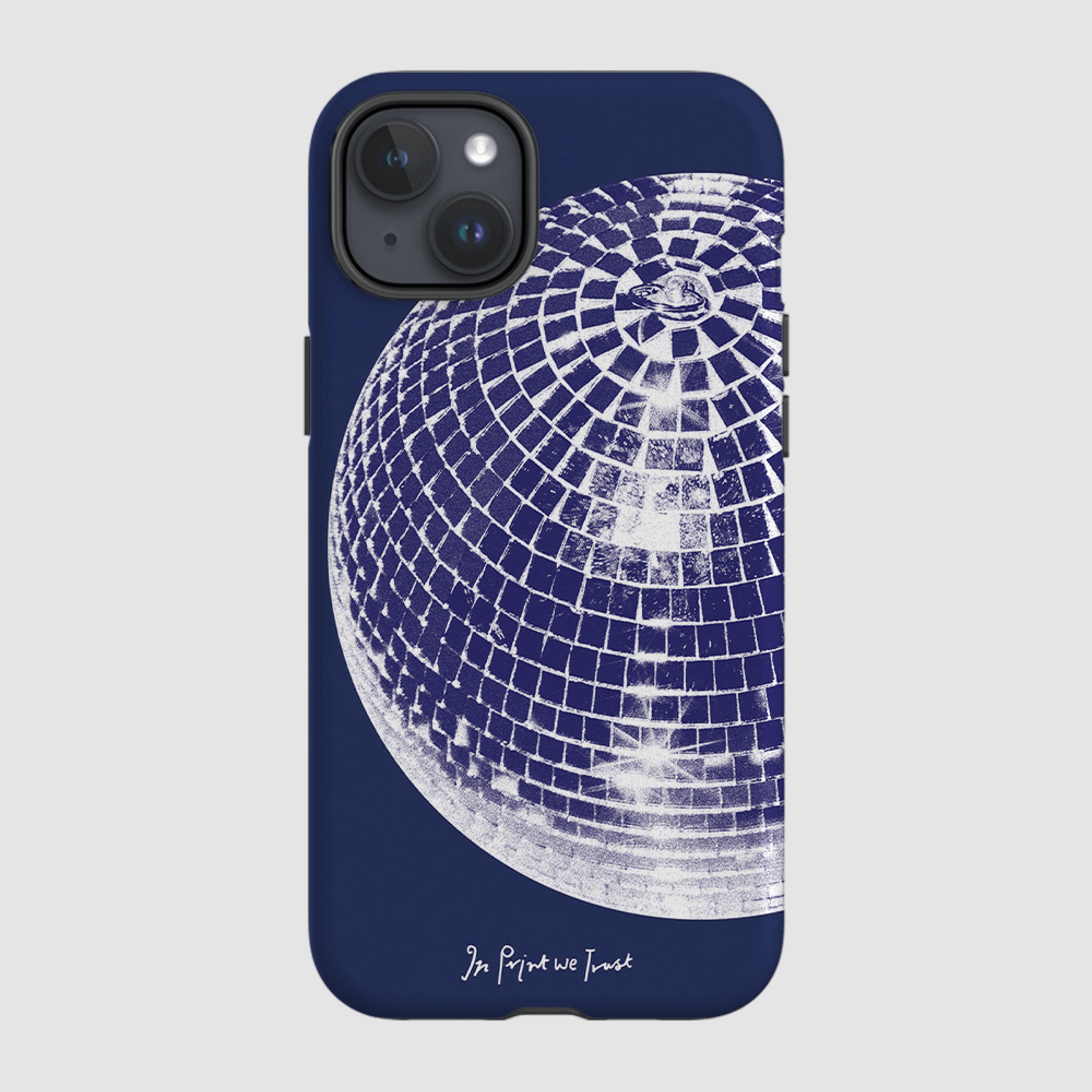 studio 54 tough iPhone case (blue)