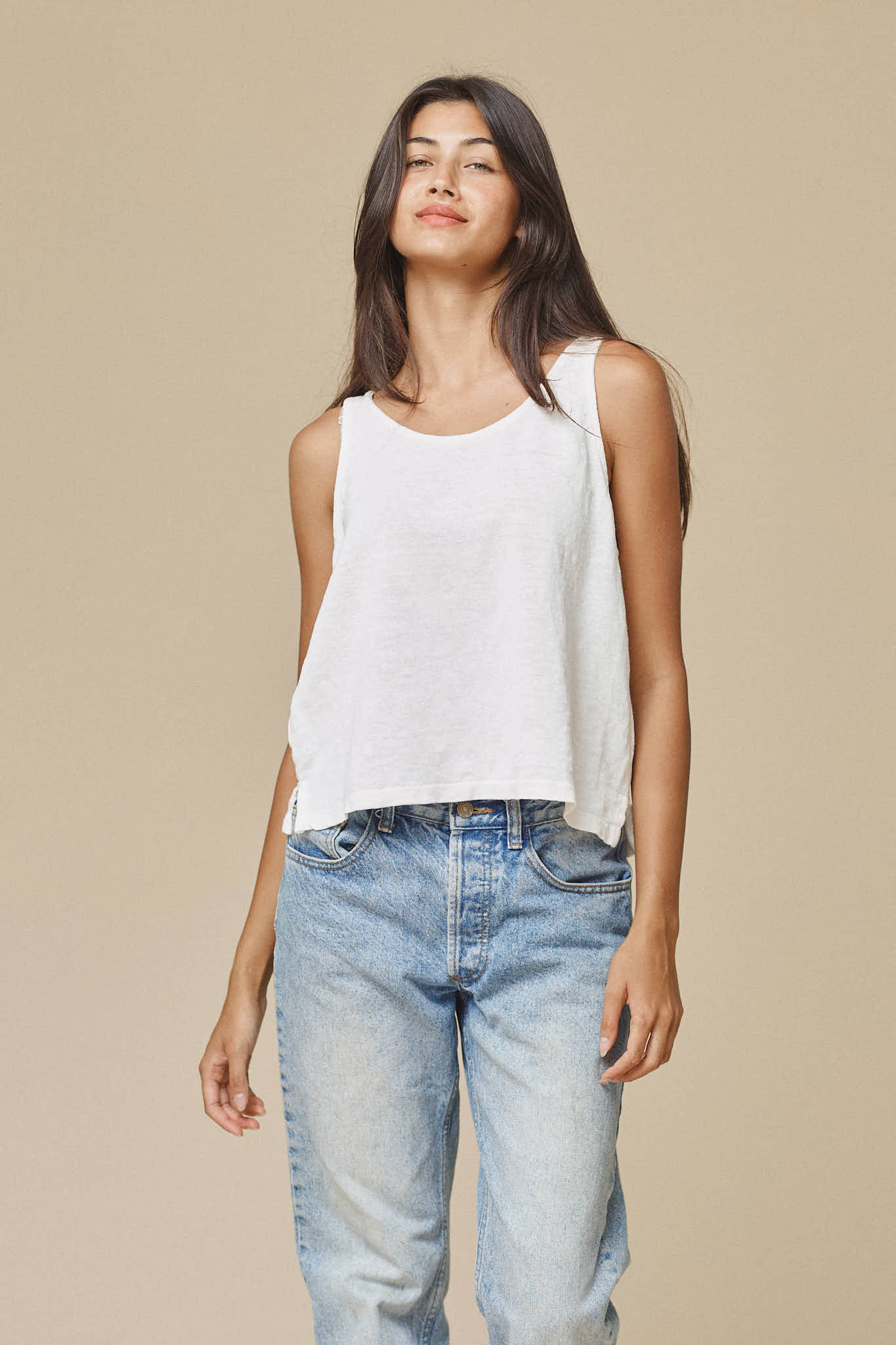 Sophie 100% Hemp Cropped Tank Top